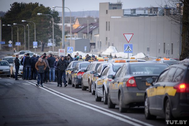 В Минске и Гомеле — протесты таксистов