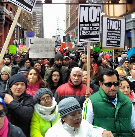 Иммигрантский протест в США