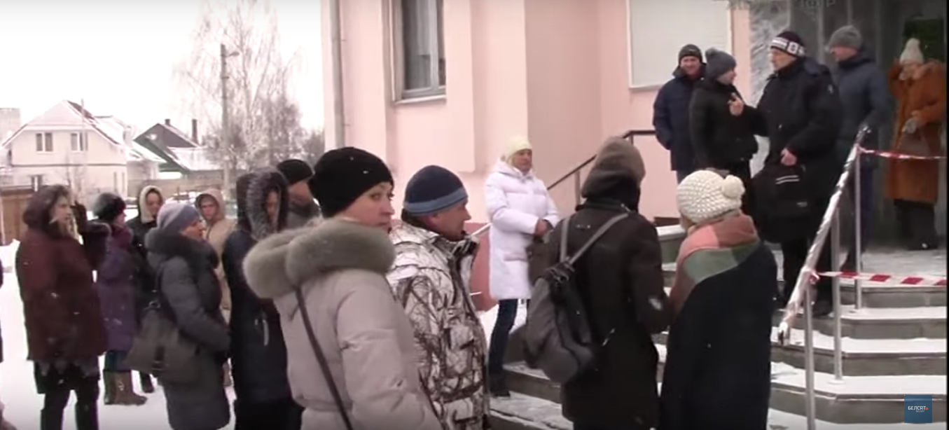 В Барановичах прошел несанкционированный пикет против закона о тунеядстве
