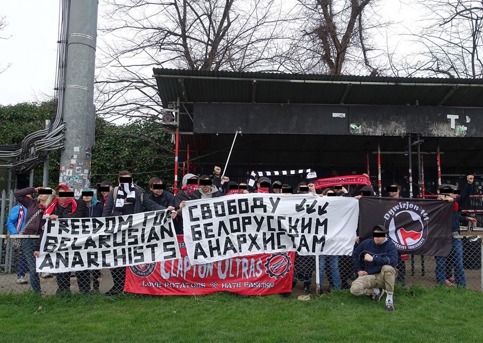 Солидарность с беларускими анархистами из Лондона