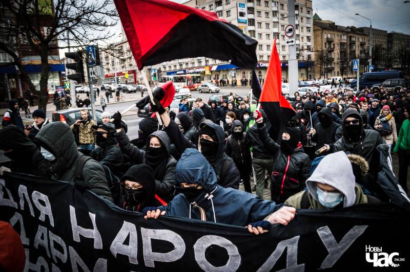 Dozens of anarchists arrested in Minsk after anti-government protest