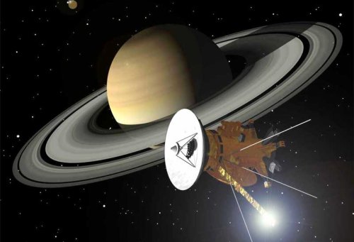 Зонд Кассини «нырнул» в пространство между Сатурном и его кольцами