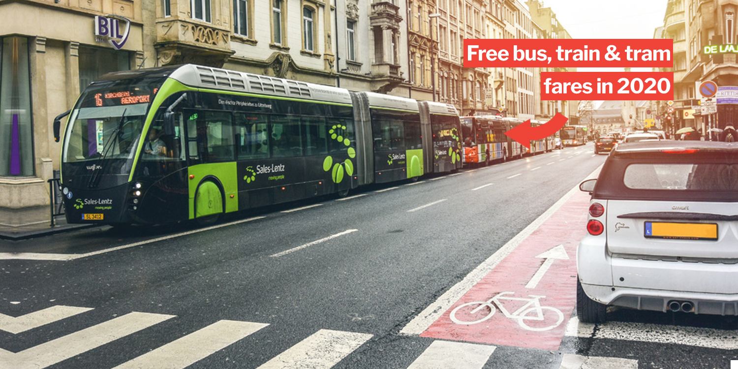 Люксембург станет первой страной с полностью бесплатным общественным транспортом