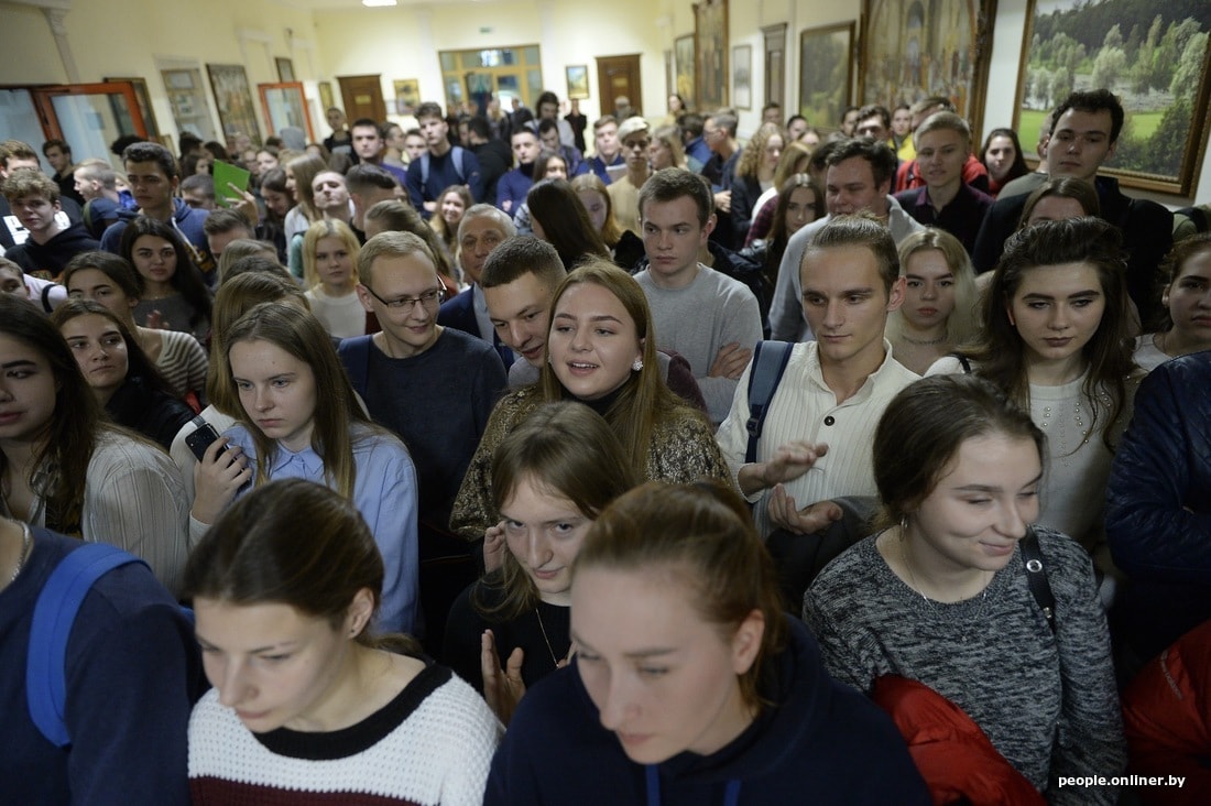 Забастовка студентов в Минске