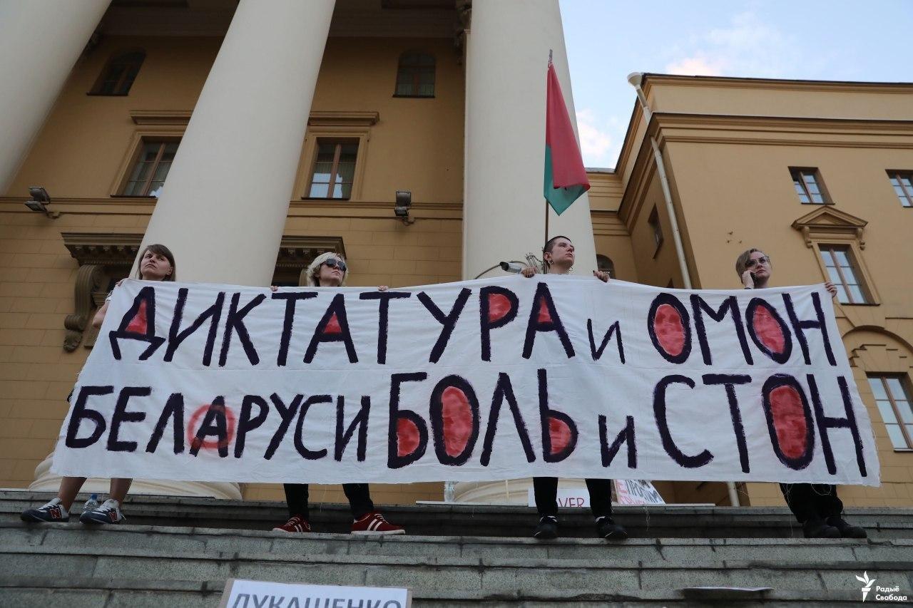 Biggest demonstration in history of Belarus