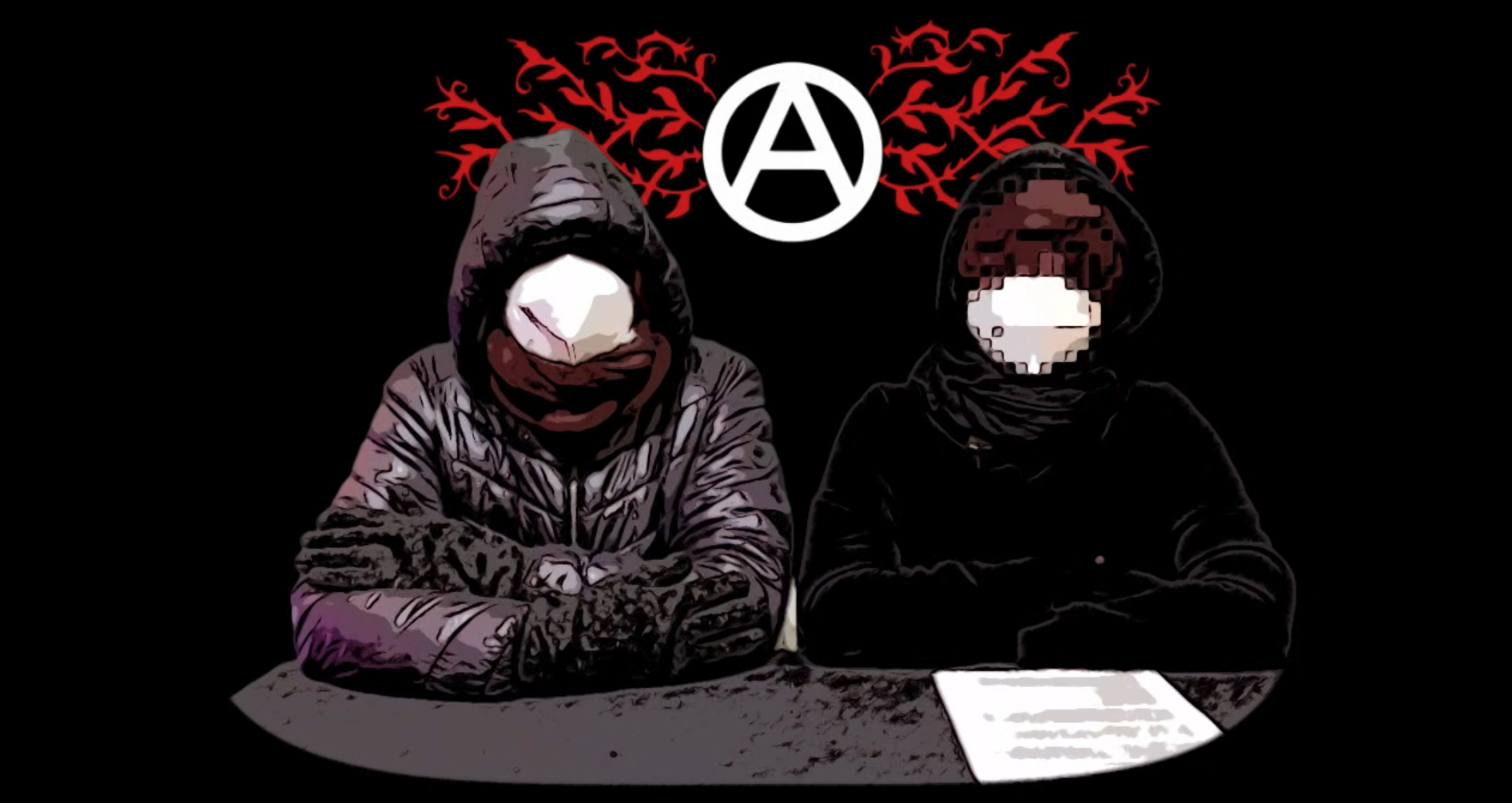 Новогоднее видеообращение от анархистов из коллектива Прамень