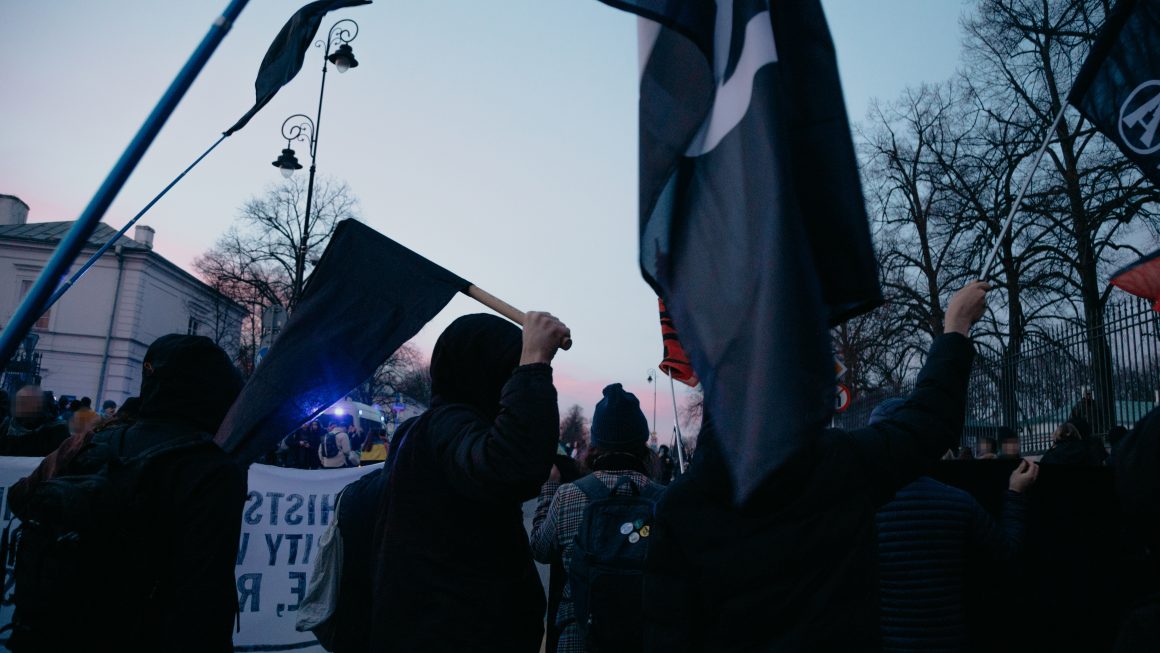 Отчет с демонстрации 24 февраля в Варшаве